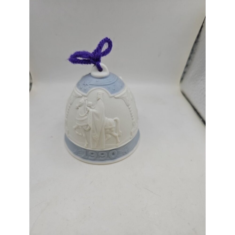 Lladro 1990 Christmas Bell Ornament